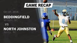 Recap: Beddingfield  vs. North Johnston  2016