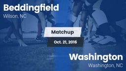 Matchup: Beddingfield vs. Washington  2016