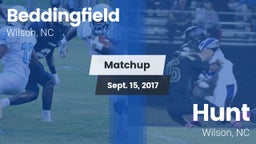 Matchup: Beddingfield vs. Hunt  2017
