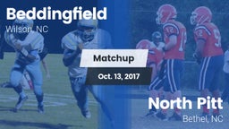 Matchup: Beddingfield vs. North Pitt  2017
