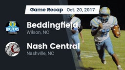 Recap: Beddingfield  vs. Nash Central  2017