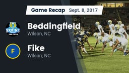 Recap: Beddingfield  vs. Fike  2017