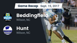 Recap: Beddingfield  vs. Hunt  2017