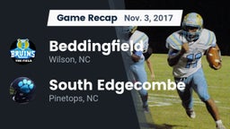 Recap: Beddingfield  vs. South Edgecombe  2017