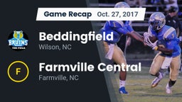 Recap: Beddingfield  vs. Farmville Central  2017