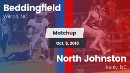 Matchup: Beddingfield vs. North Johnston  2018