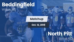 Matchup: Beddingfield vs. North Pitt  2018