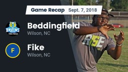 Recap: Beddingfield  vs. Fike  2018