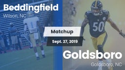 Matchup: Beddingfield vs. Goldsboro  2019