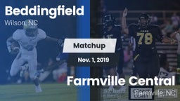 Matchup: Beddingfield vs. Farmville Central  2019