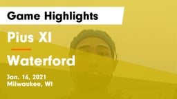 Pius XI  vs Waterford  Game Highlights - Jan. 16, 2021