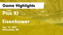 Pius XI  vs Eisenhower  Game Highlights - Jan. 13, 2023