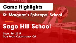 St. Margaret's Episcopal School vs Sage Hill School Game Highlights - Sept. 26, 2019