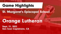 St. Margaret's Episcopal School vs Orange Lutheran Game Highlights - Sept. 21, 2022