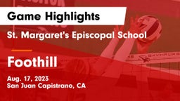 St. Margaret's Episcopal School vs Foothill  Game Highlights - Aug. 17, 2023