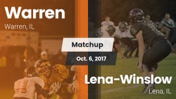 Matchup: Warren vs. Lena-Winslow  2017