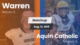 Matchup: Warren vs. Aquin Catholic  2018