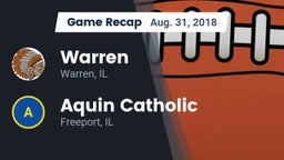 Recap: Warren  vs. Aquin Catholic  2018