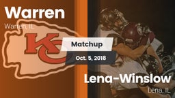Matchup: Warren vs. Lena-Winslow  2018