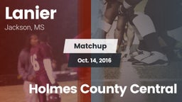 Matchup: Lanier vs. Holmes County Central 2016