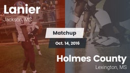 Matchup: Lanier vs. Holmes County 2016