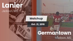 Matchup: Lanier vs. Germantown  2016