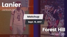 Matchup: Lanier vs. Forest Hill  2017