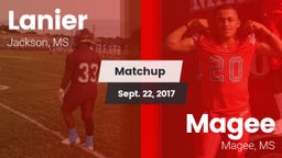 Matchup: Lanier vs. Magee  2017