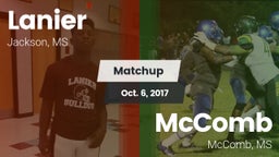 Matchup: Lanier vs. McComb  2017