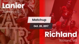 Matchup: Lanier vs. Richland  2017
