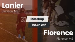 Matchup: Lanier vs. Florence  2017