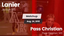 Matchup: Lanier vs. Pass Christian  2018