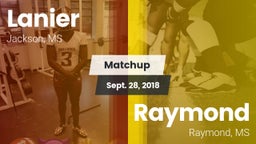 Matchup: Lanier vs. Raymond  2018