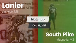Matchup: Lanier vs. South Pike  2018