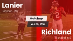 Matchup: Lanier vs. Richland  2018