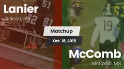 Matchup: Lanier vs. McComb  2019