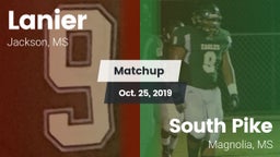 Matchup: Lanier vs. South Pike  2019