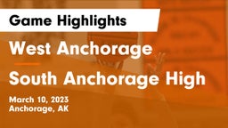 West Anchorage  vs South Anchorage High Game Highlights - March 10, 2023