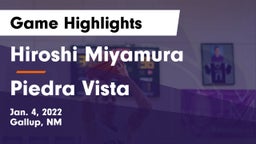 Hiroshi Miyamura  vs Piedra Vista  Game Highlights - Jan. 4, 2022