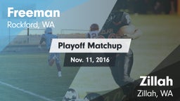 Matchup: Freeman vs. Zillah  2016