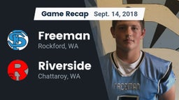 Recap: Freeman  vs. Riverside  2018