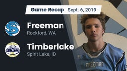 Recap: Freeman  vs. Timberlake  2019