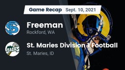Recap: Freeman  vs. St. Maries Division 1 Football 2021
