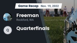 Recap: Freeman  vs. Quarterfinals  2022