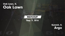 Matchup: Oak Lawn vs. Argo  2016