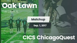 Matchup: Oak Lawn vs. CICS ChicagoQuest 2017