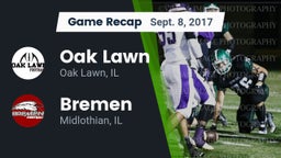Recap: Oak Lawn  vs. Bremen  2017