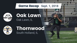 Recap: Oak Lawn  vs. Thornwood  2018