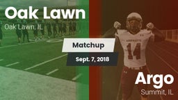 Matchup: Oak Lawn vs. Argo  2018