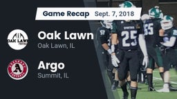 Recap: Oak Lawn  vs. Argo  2018
